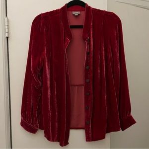 Vintage velvet top